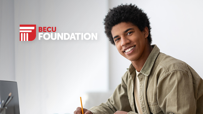 Smiling young man, BECU Foundation